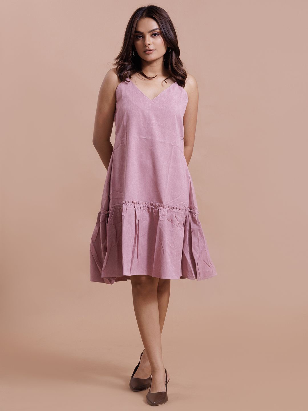 

SHINISHA A-Line Dress, Pink