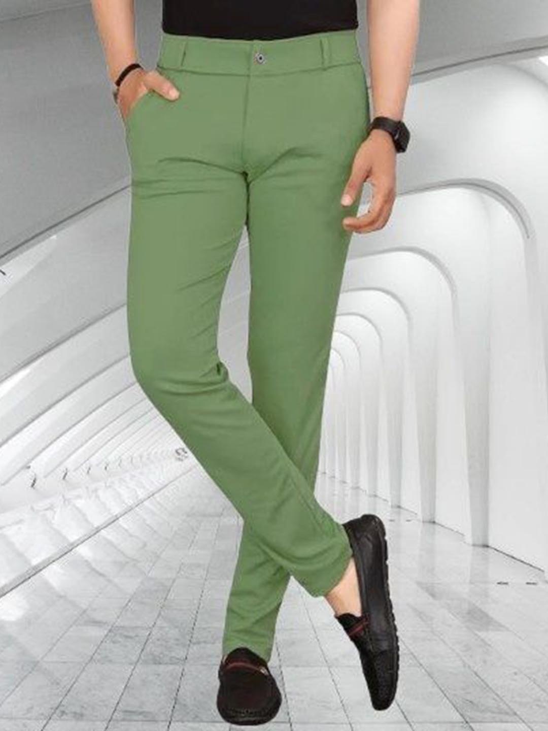 

ISUEL FAB Men Original Trousers, Lime green