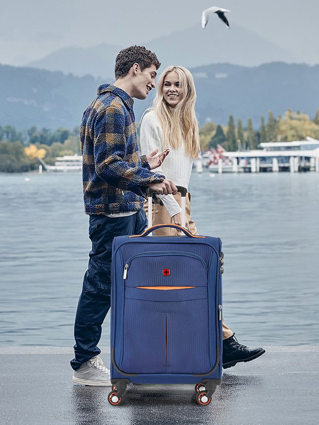 

Wenger Fiero Soft Sided Large Trolly Bag, Blue