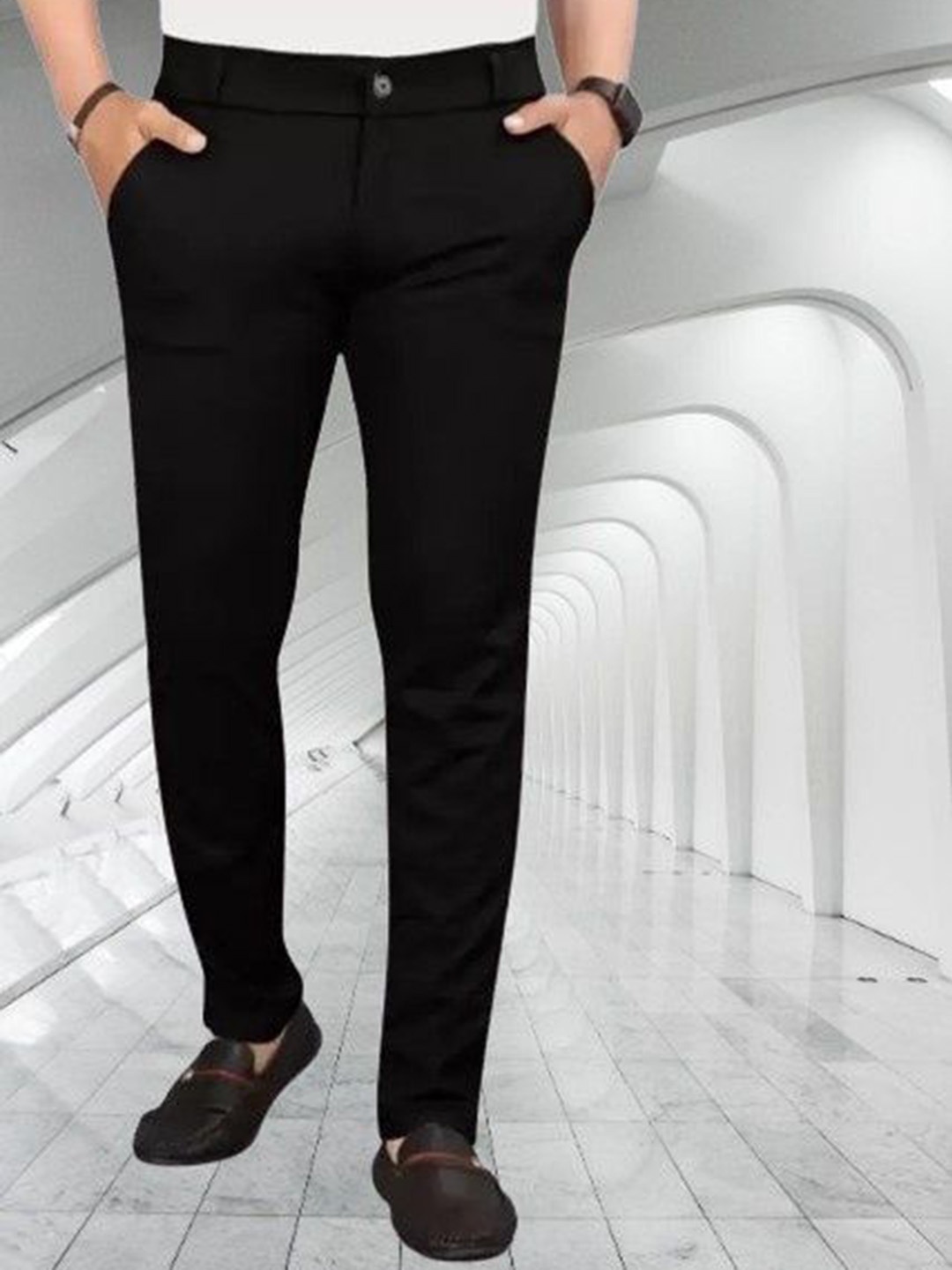 

ISUEL FAB Men Original Trousers, Black