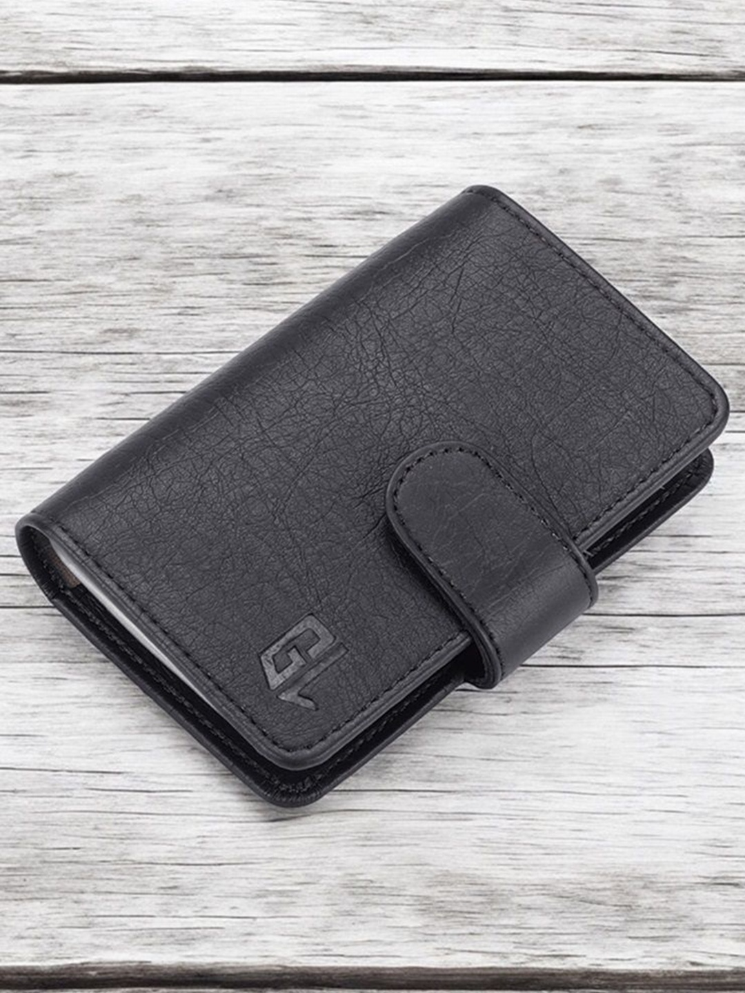 

Geelark Men Two Fold Wallet, Black