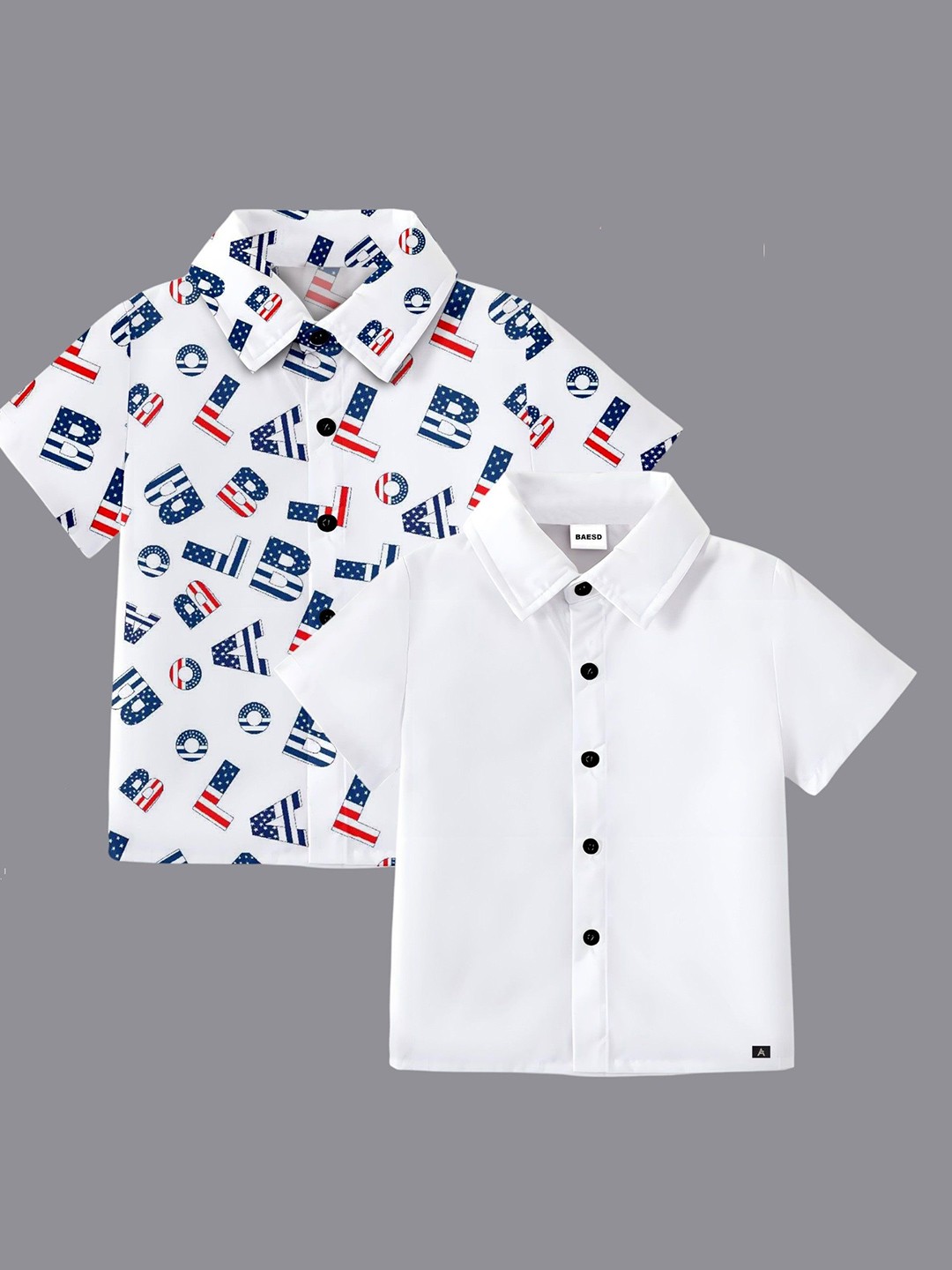 

BAESD Boys Classic Opaque Formal Shirt, White