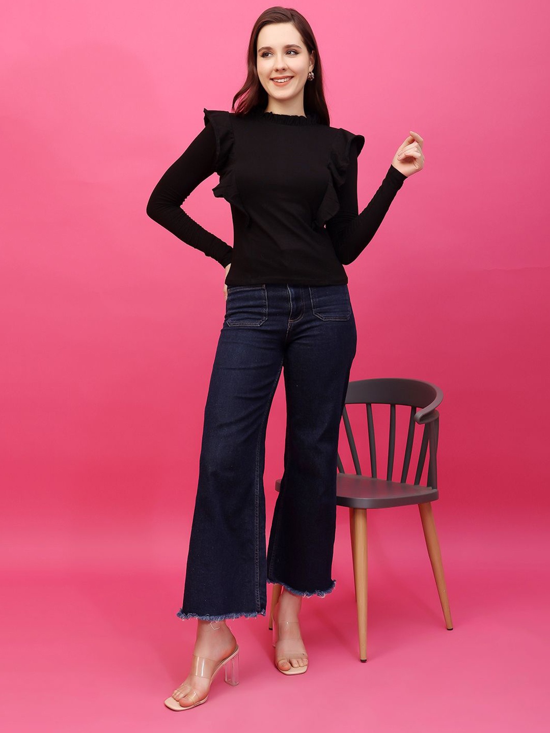 

Moda Rapido Cotton Top, Black