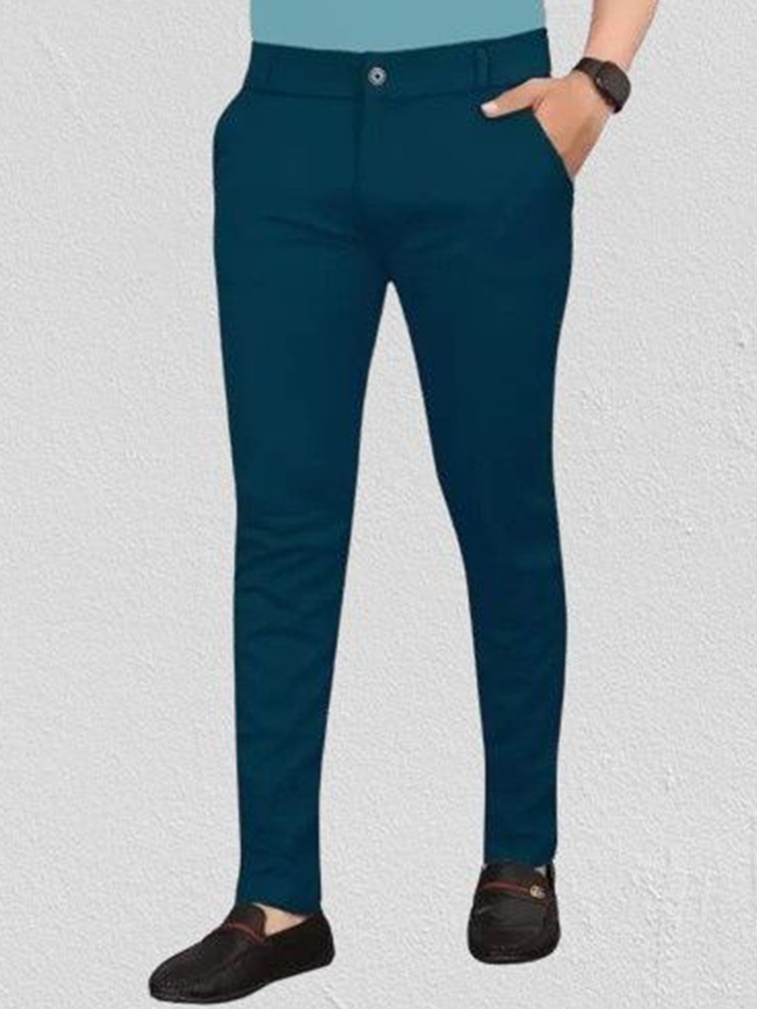 

ISUEL FAB Men Original Trousers, Teal