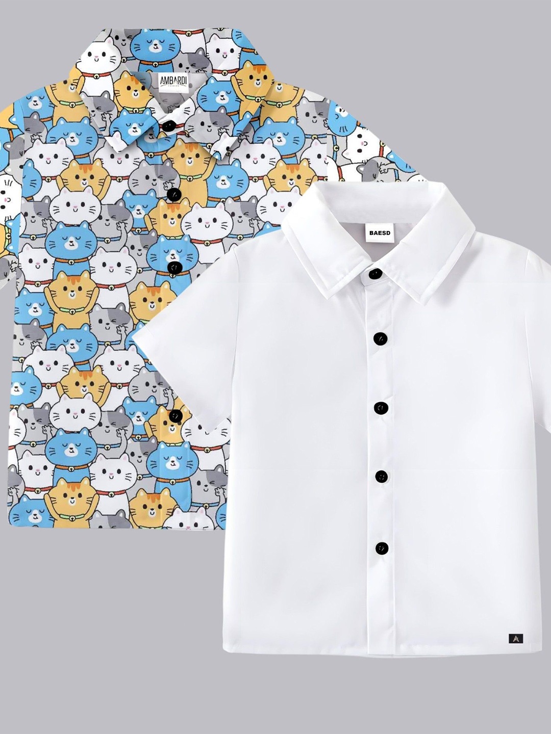 

BAESD Boys Classic Opaque Formal Shirt, White