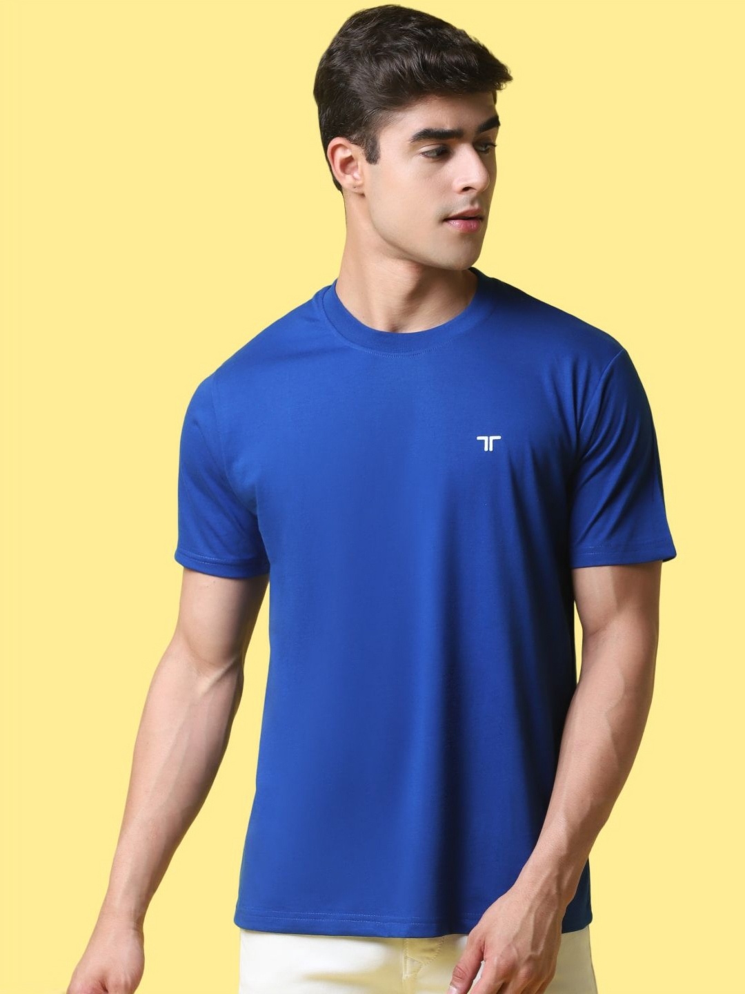 

Moda Rapido Men Brand Logo T-shirt, Blue