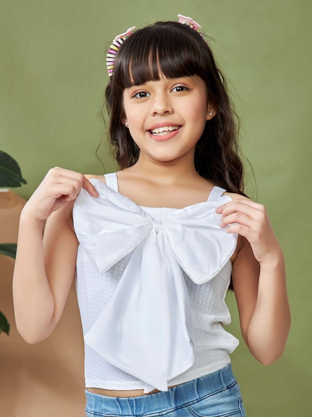 

Peppermint Cotton Top, White