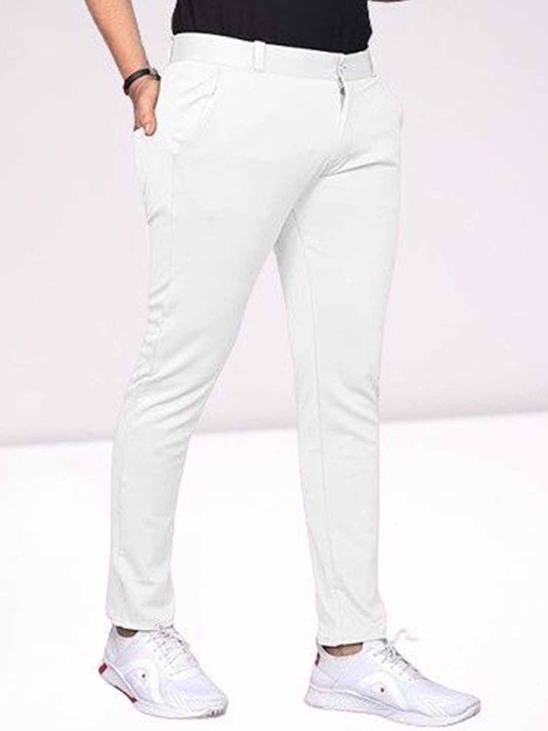 

ISUEL FAB Men Original Trousers, White