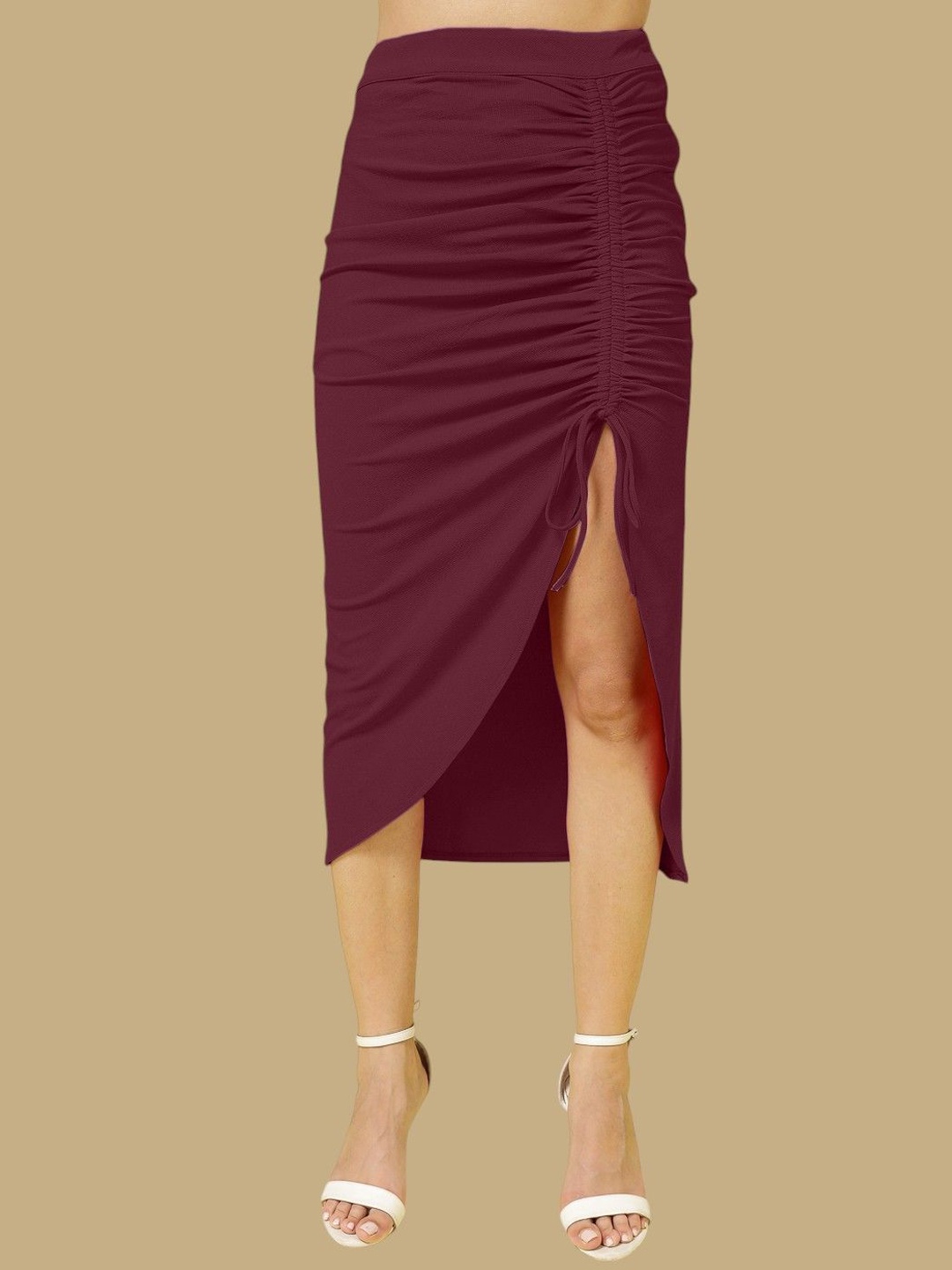 

Chemistry Tiered Midi Skirt, Purple