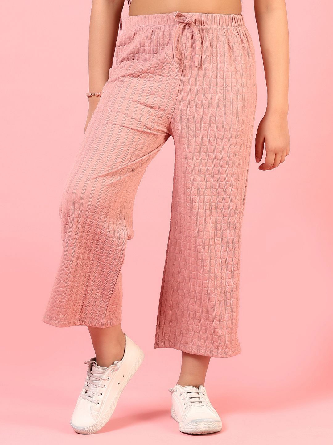 

V-Mart Girls Palazzos, Pink