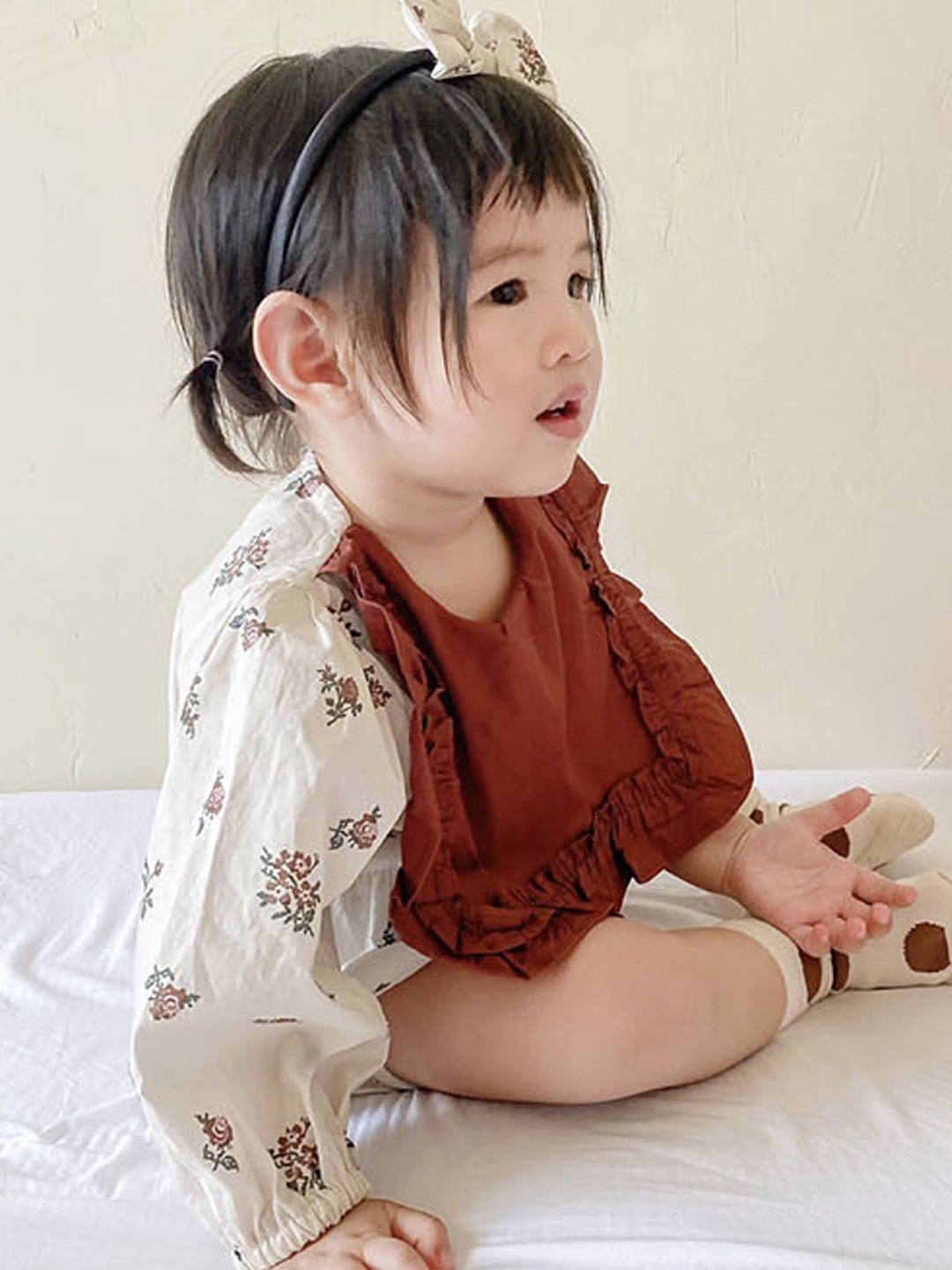 

LULU & SKY Print A-Line Dress, Brown