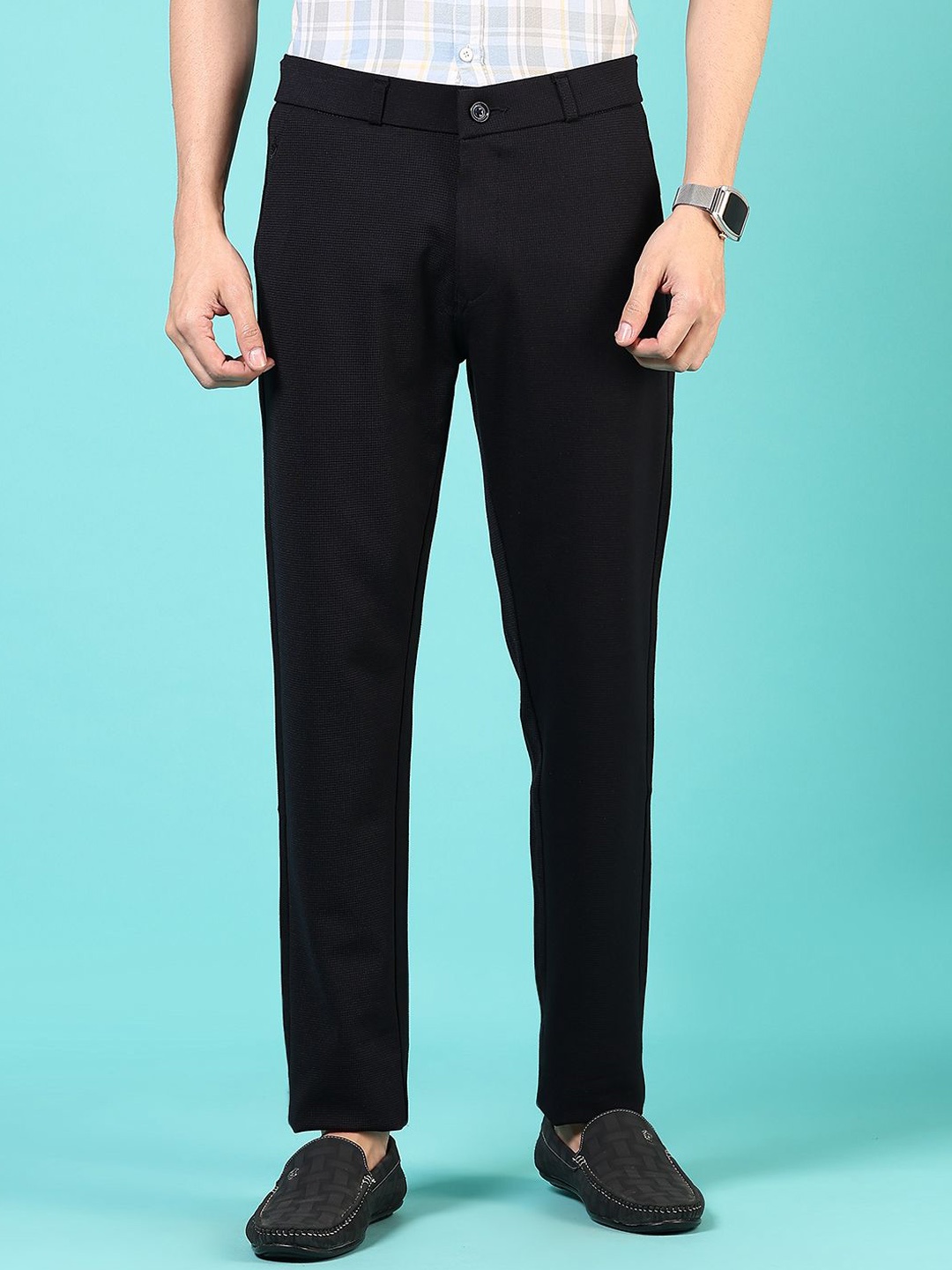 

V-Mart Men Chinos Trousers, Navy blue