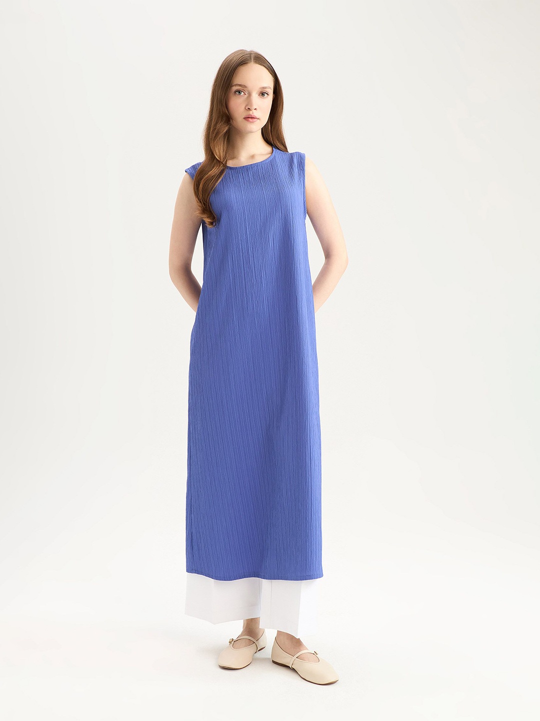 

DeFacto A-Line Maxi Dress, Na