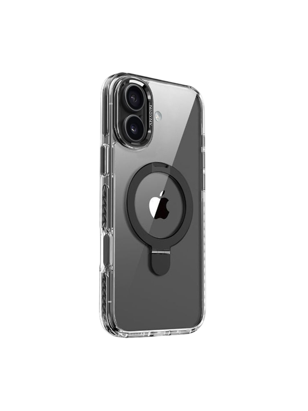 

TREEMODA Solid Printed iPhone 16 Back Case Mobile Accessories, Black