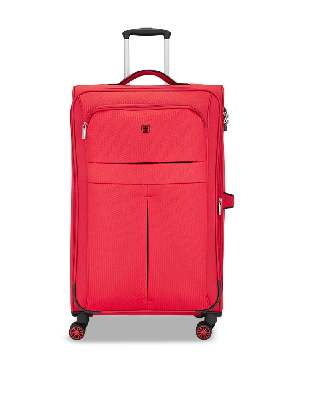 

Wenger Fiero Pro Textured Soft-Sided Large Trolley Bag, Red