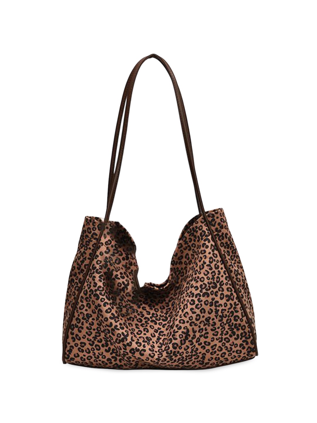 

StyleCast x Revolte Animal Printed PU Hobo Bag, Coffee brown
