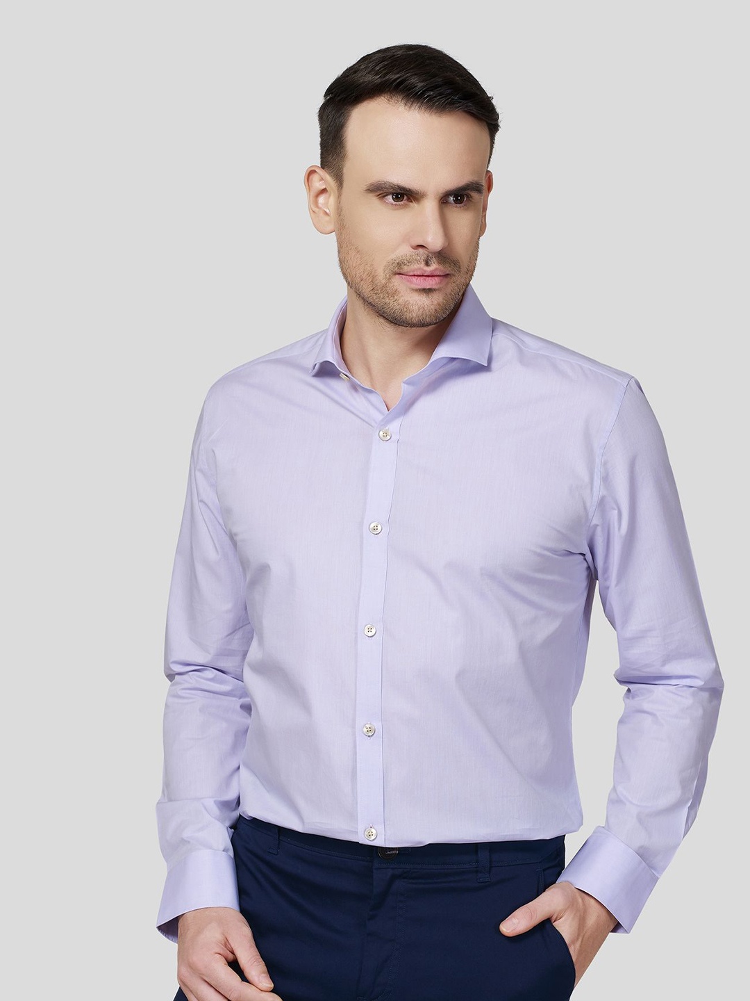 

Zest Melange Men Premium Opaque Formal Shirt, White