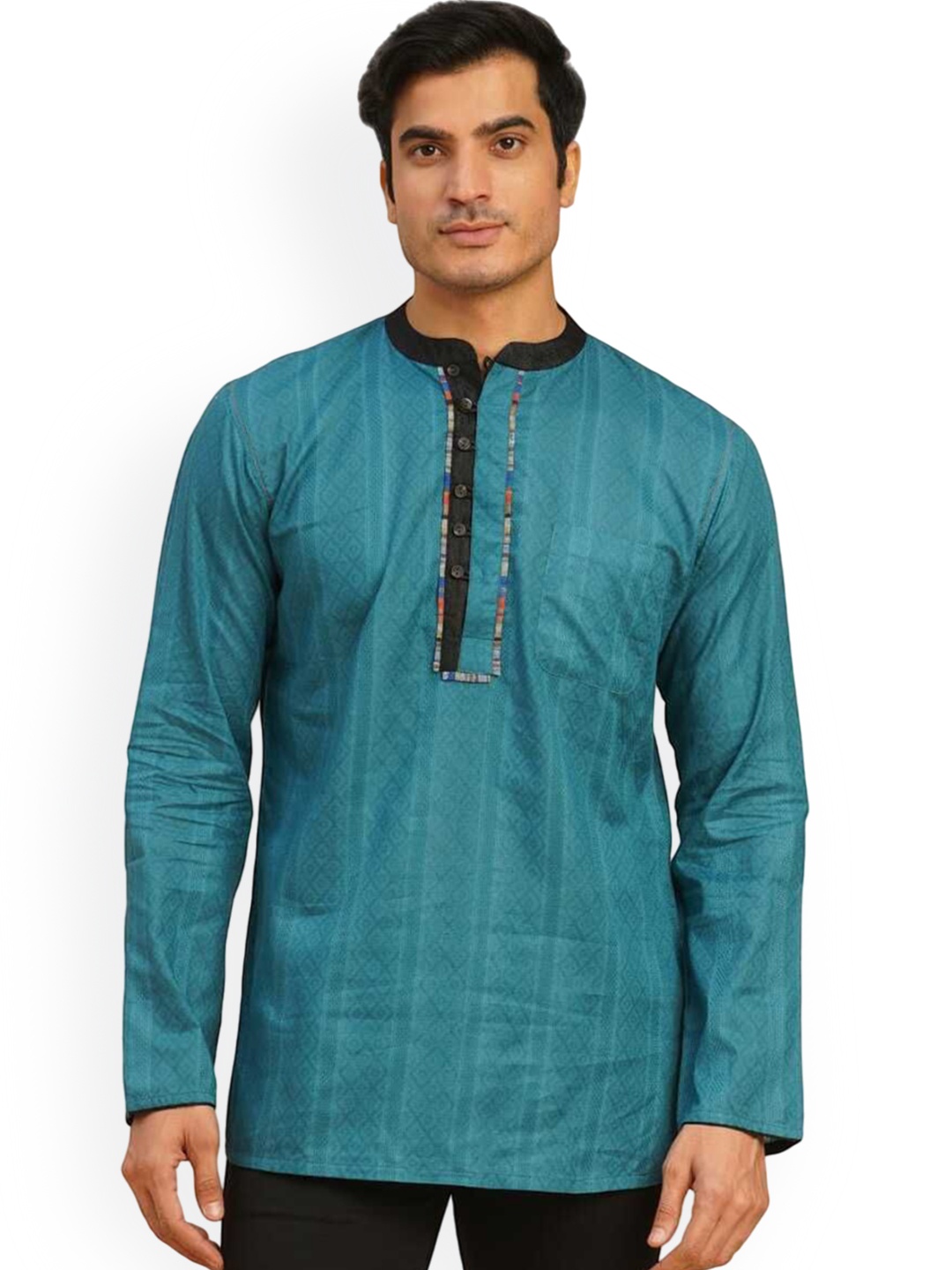 

Arch element Men Kurta, Green