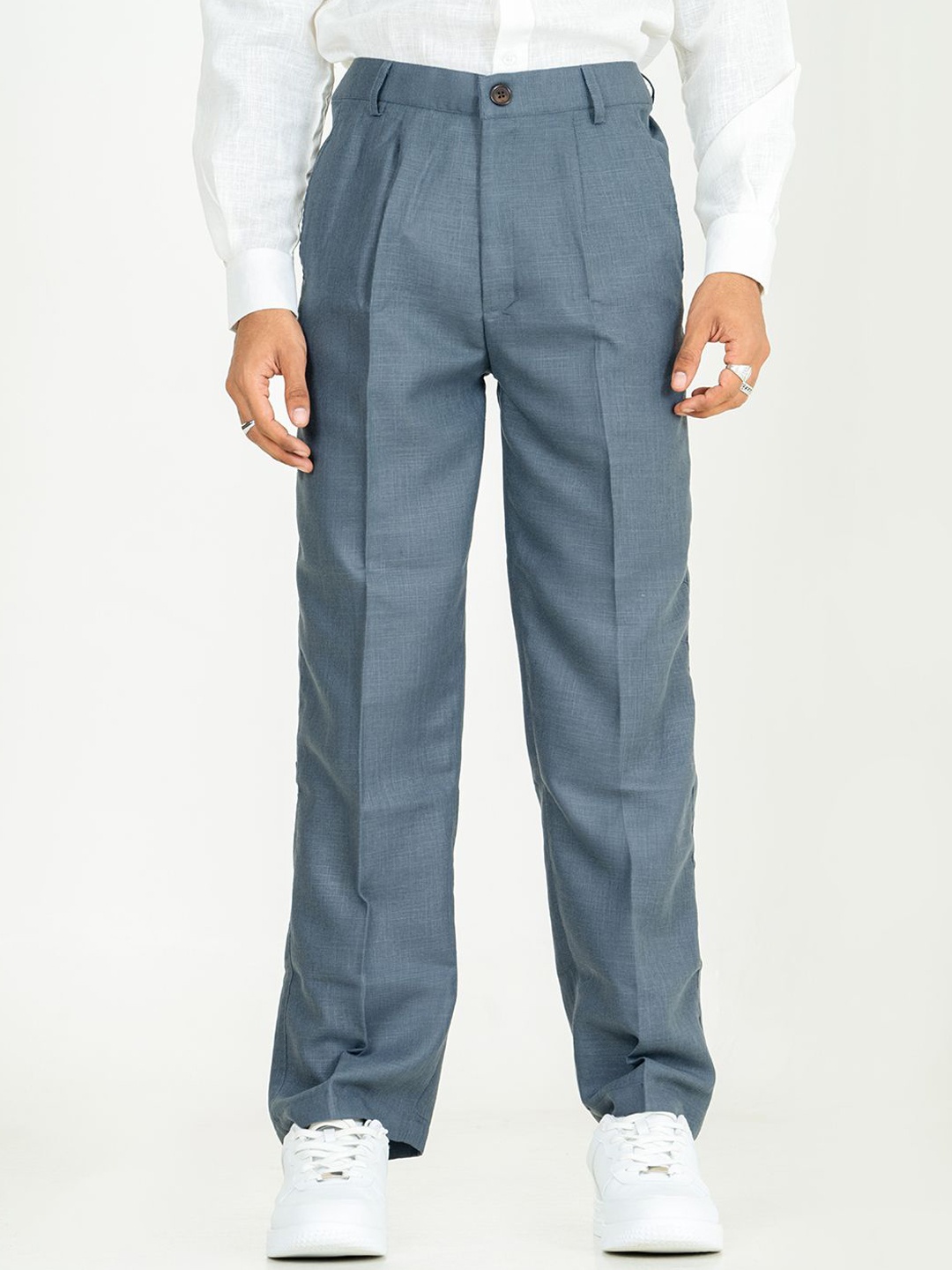 

Tistabene Men Relaxed Trousers, Grey