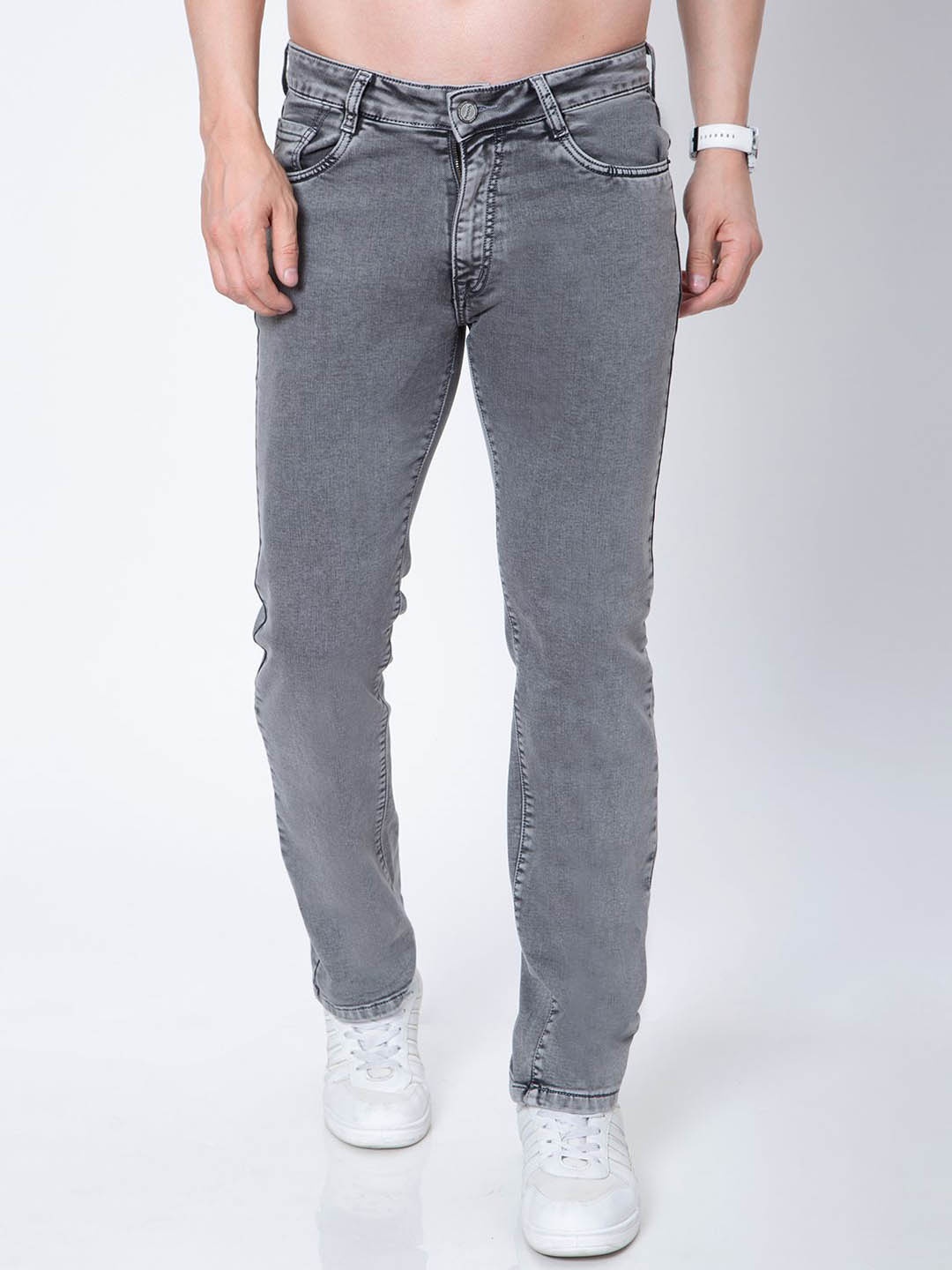 

Sparky Men Straight Fit Heavy Fade Jeans, Blue