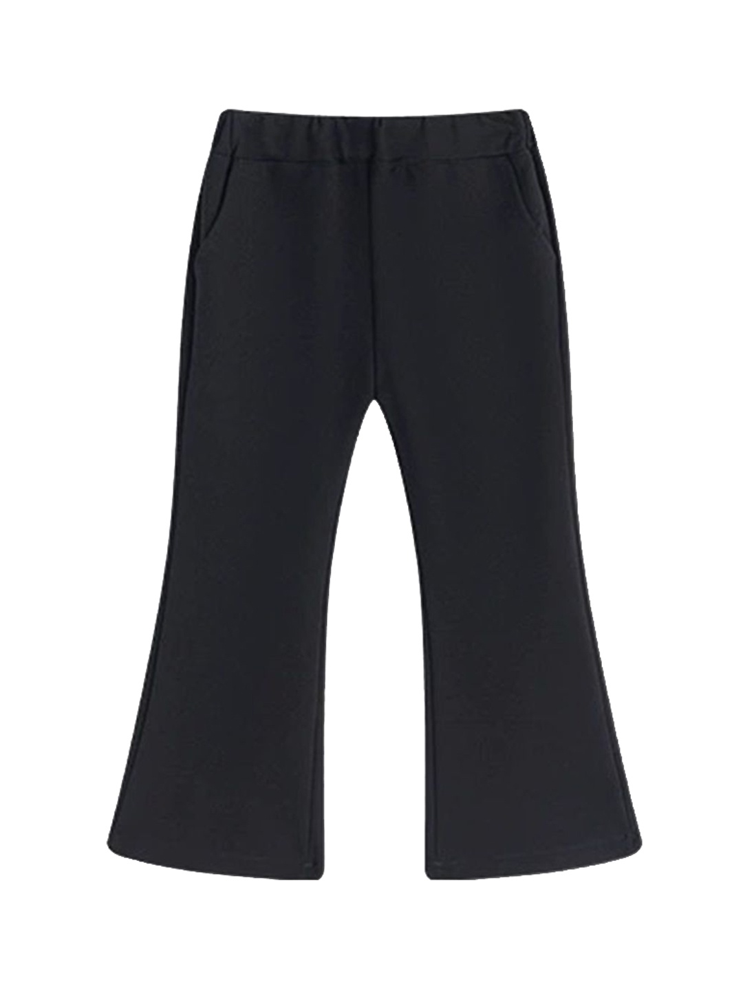 

LULU & SKY Girls High-Rise Trousers, Black