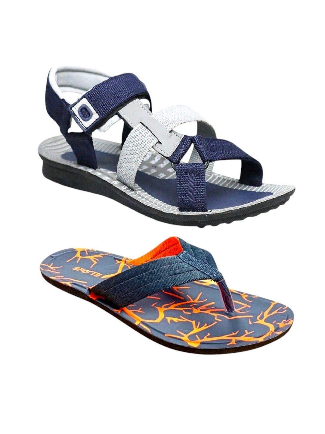 

ORVAX Men Comfort Sandals, Grey