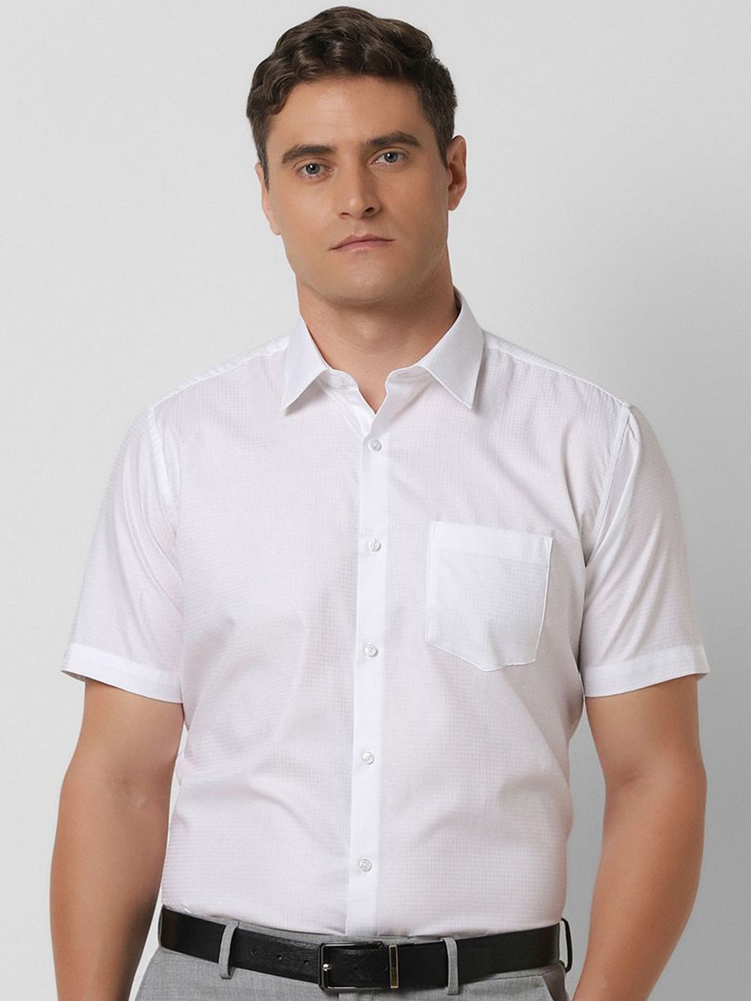 

Van Heusen Men Opaque Party Shirt, White