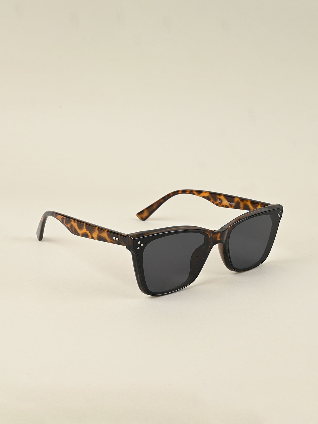

IDOR Unisex Square Sunglasses with UV Protected Lens, Black