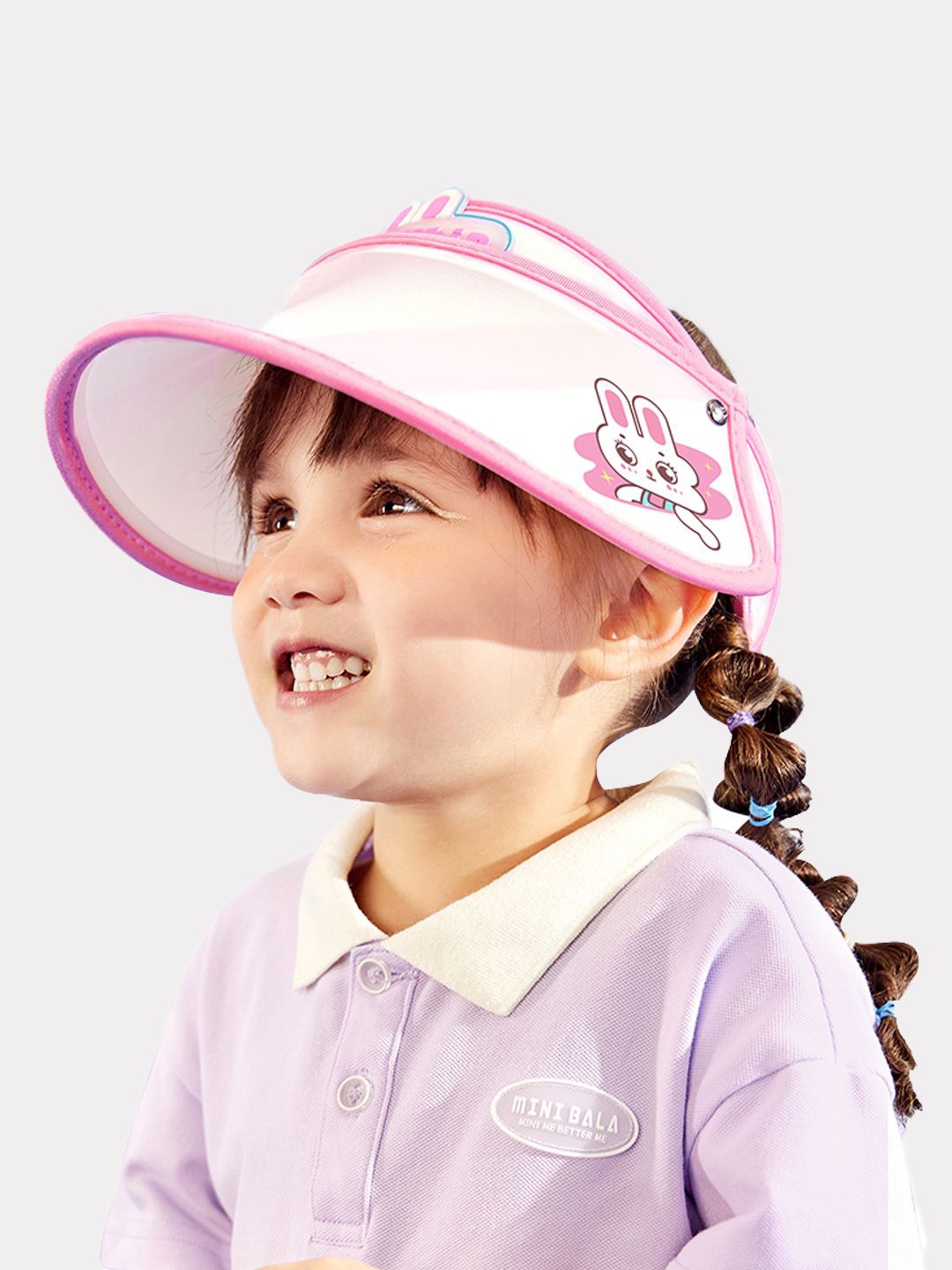 

Little Surprise Box LLP Unisex Kids Printed Visor Cap, Pink
