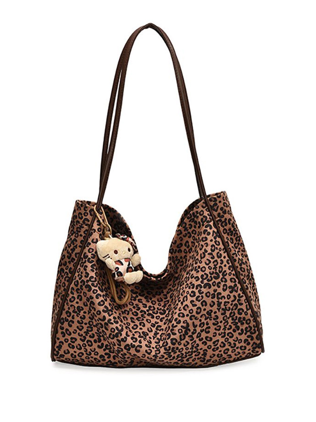 

StyleCast x Revolte Animal Printed PU Hobo Bag, Black
