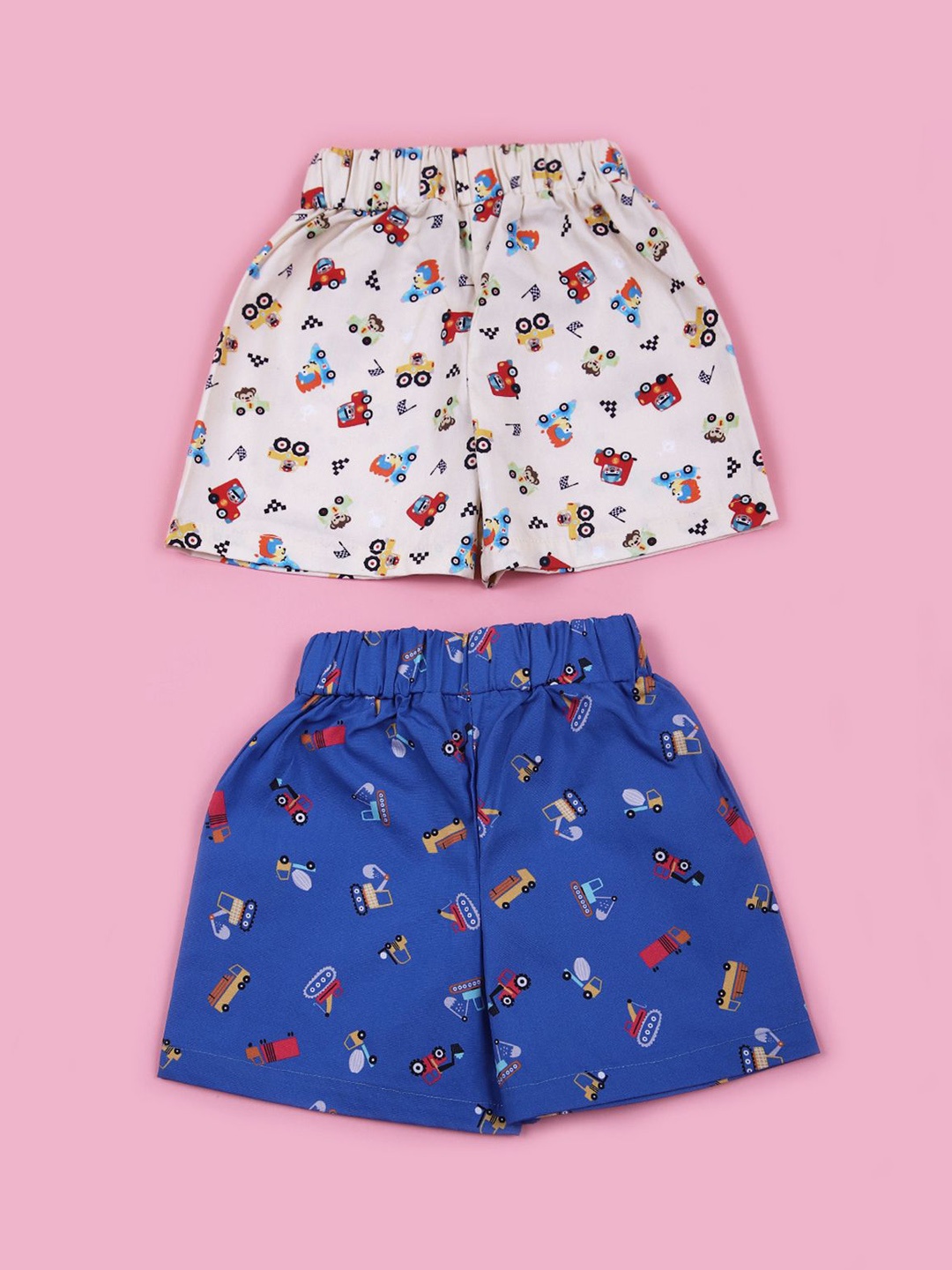 

V-Mart Boys Floral Printed Shorts, Beige