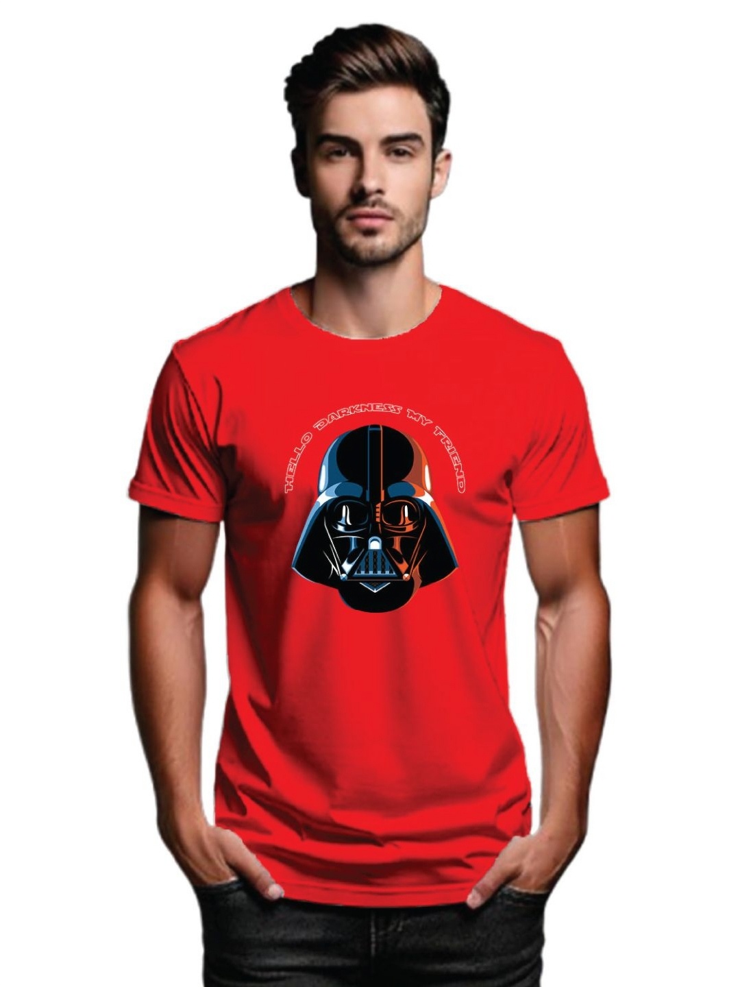 

Tantra Men Printed T-shirt, Red