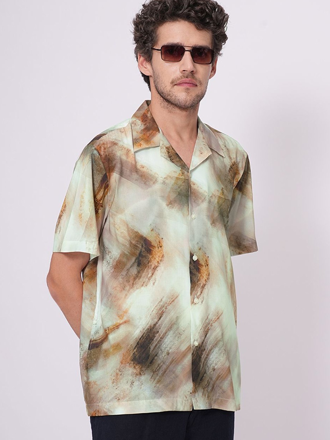 

SELECTED Men Floral Opaque Printed Casual Shirt, Multi