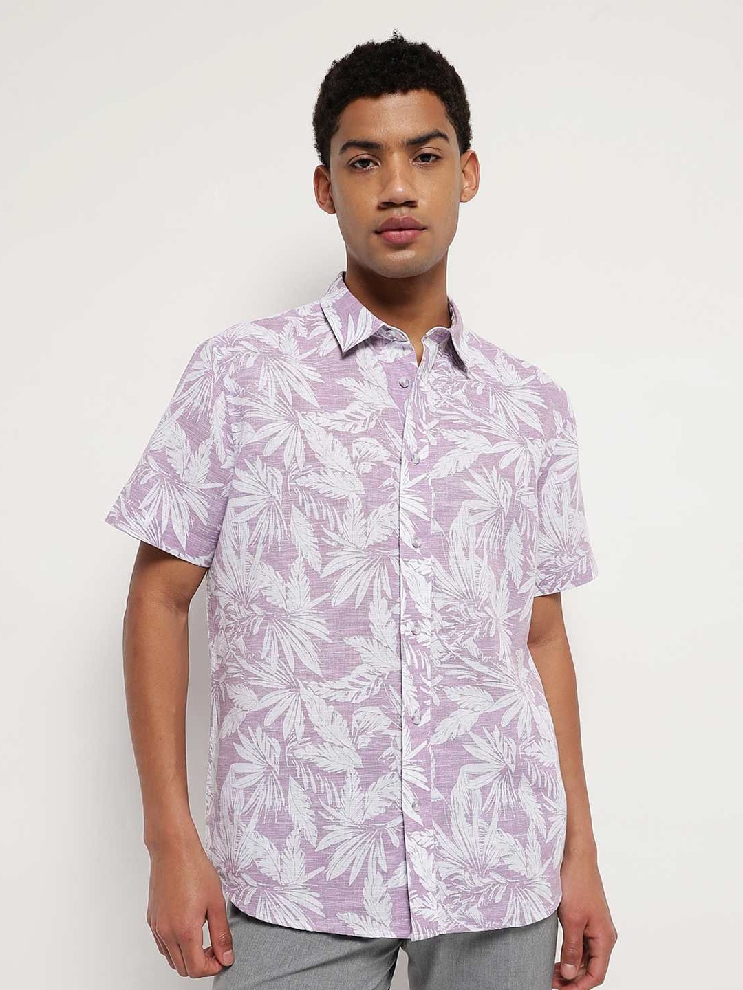 

Marks & Spencer Men Shirt, Purple