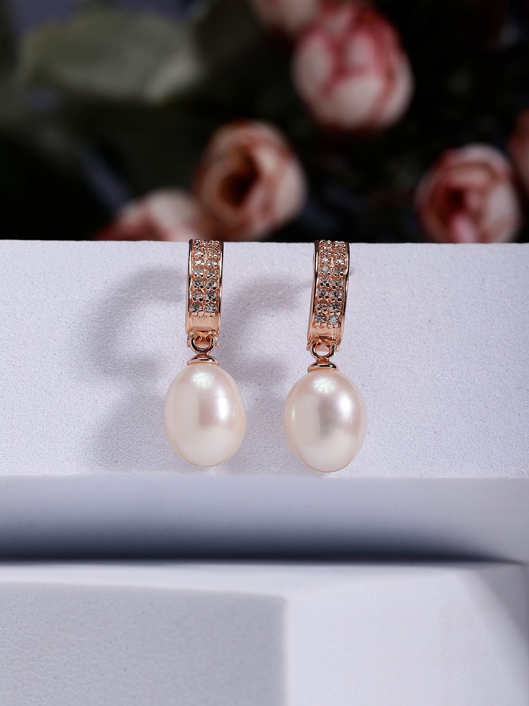 

DIAVO Contemporary Drop Earrings, Copper