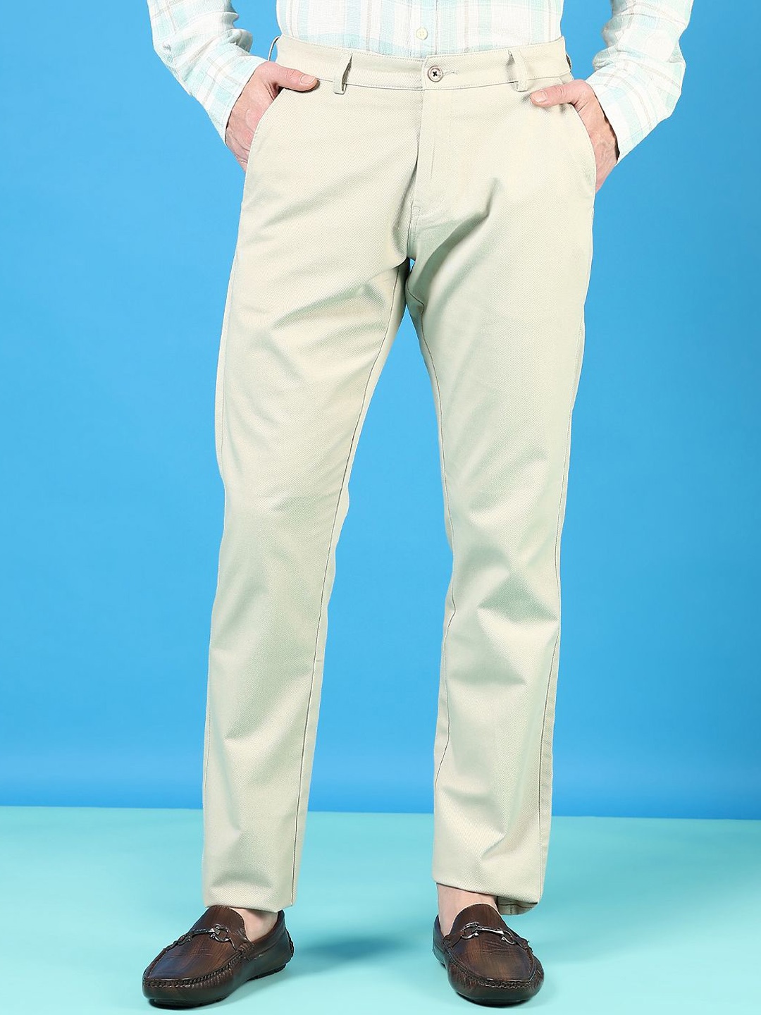 

V-Mart Men Chinos Trousers, Brown