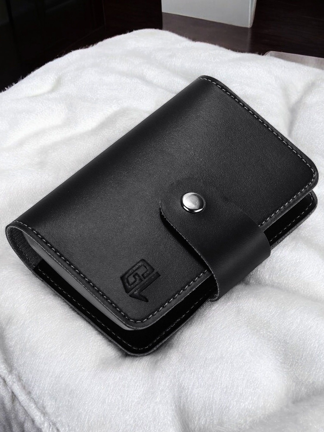 

Geelark Men Two Fold Wallet, Black