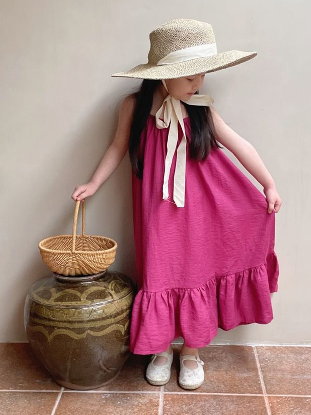

LULU & SKY Drop-Waist Dress, Rose