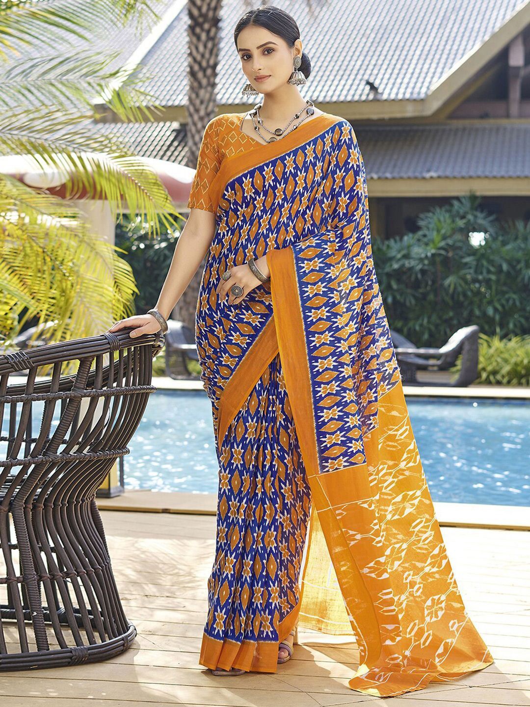 

DIVASTRI Saree, Blue