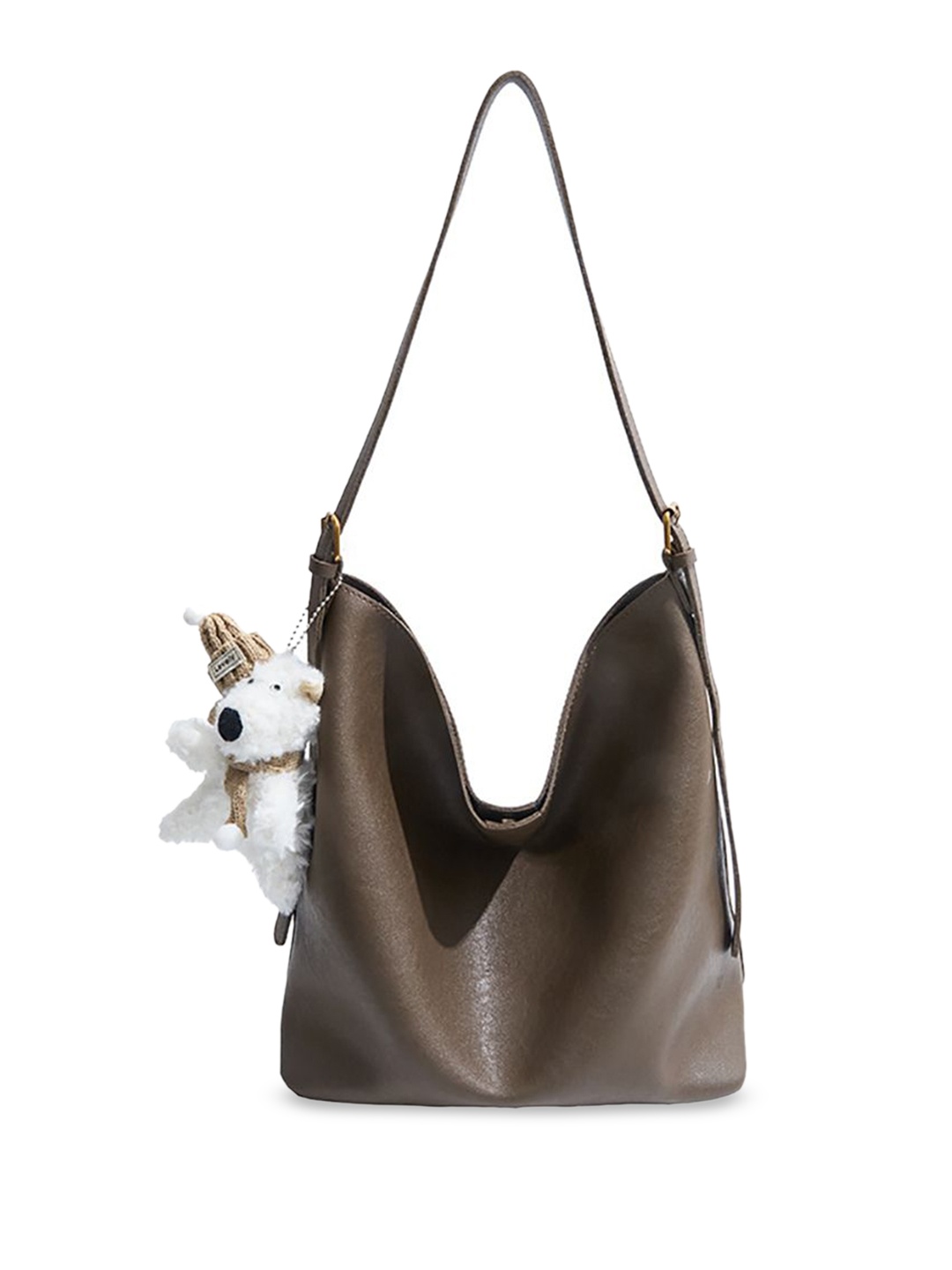 

StyleCast x Revolte PU Bucket Shoulder Bag, Brown