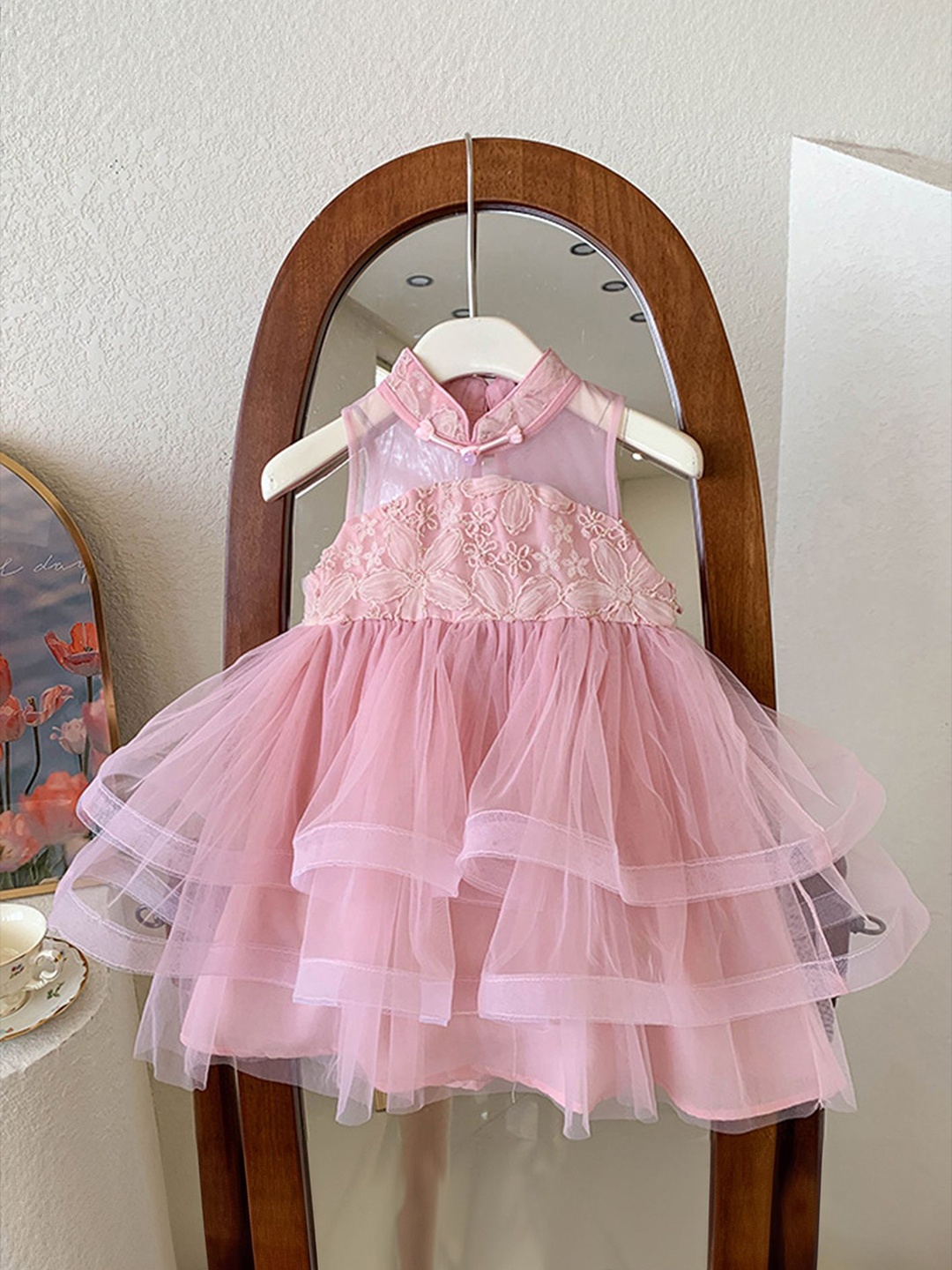 

LULU & SKY Fit & Flare Dress, Pink