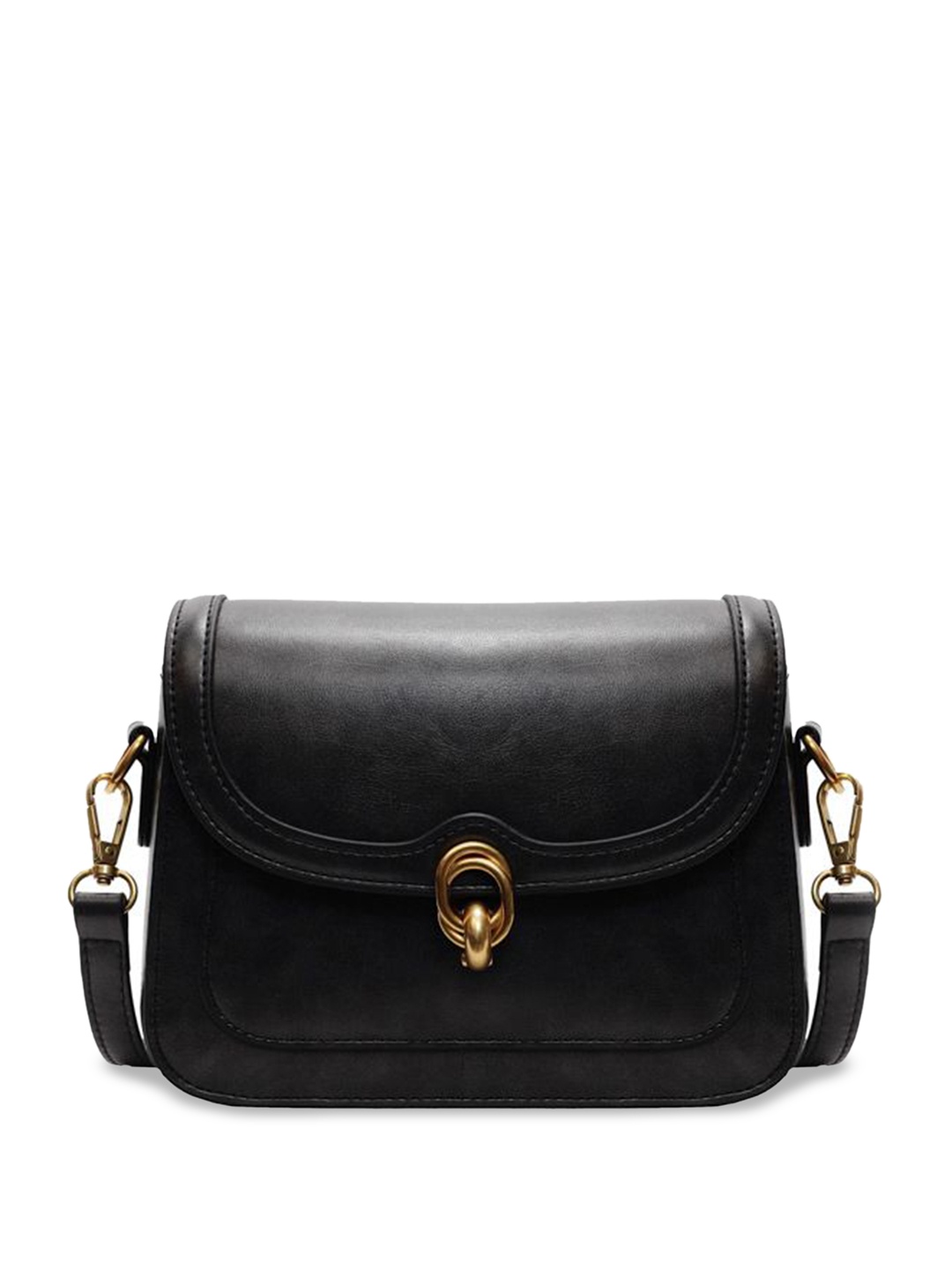 

StyleCast x Revolte PU Structured Satchel, Black