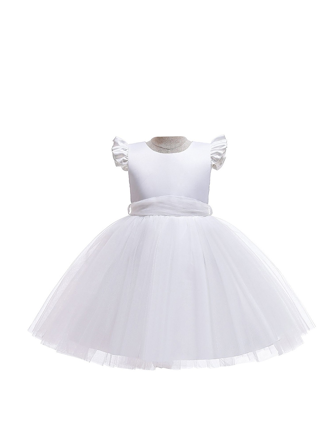 

LULU & SKY Fit & Flare Dress, White