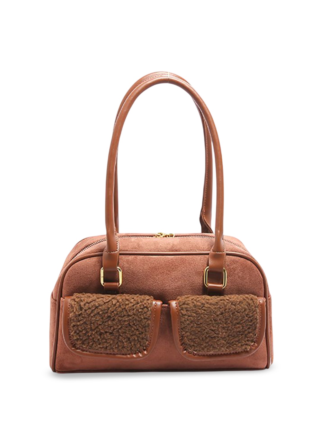

StyleCast x Revolte PU Bucket Shoulder Bag, Brown