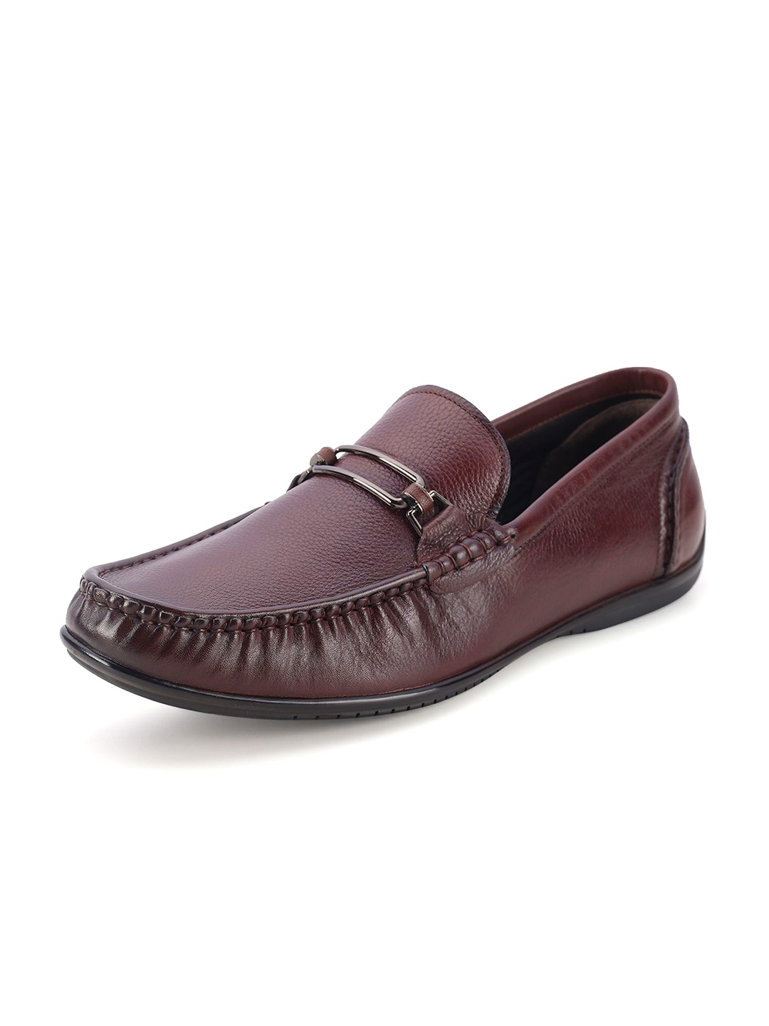 

Egle Men Leather Formal Loafers, Brown