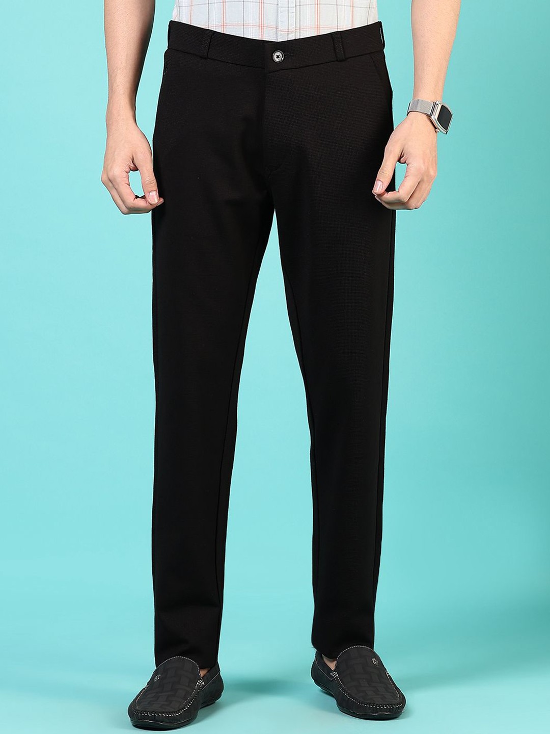 

V-Mart Men Chinos Trousers, Black