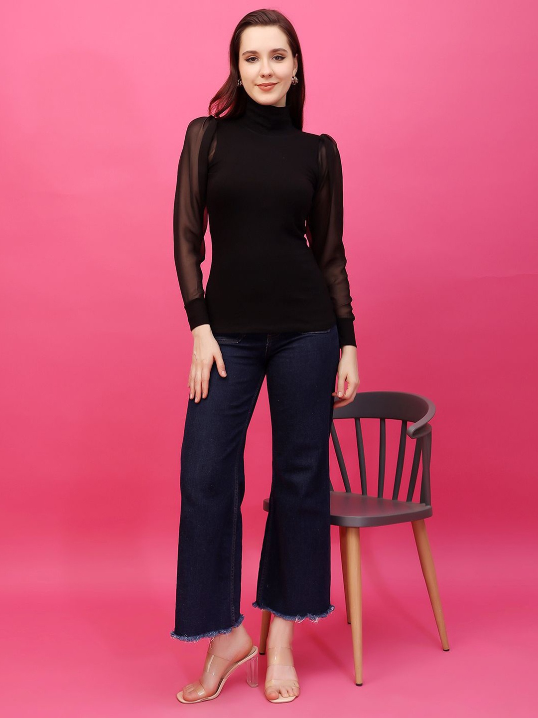 

Moda Rapido Cotton Top, Black