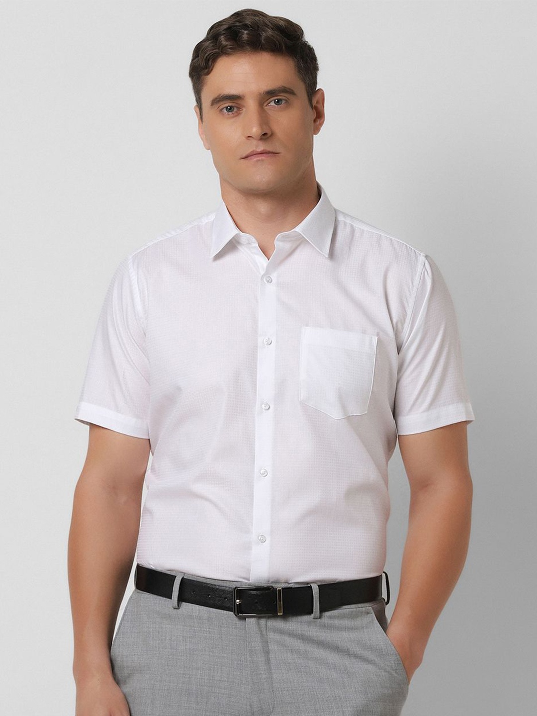

Van Heusen Men Opaque Party Shirt, White