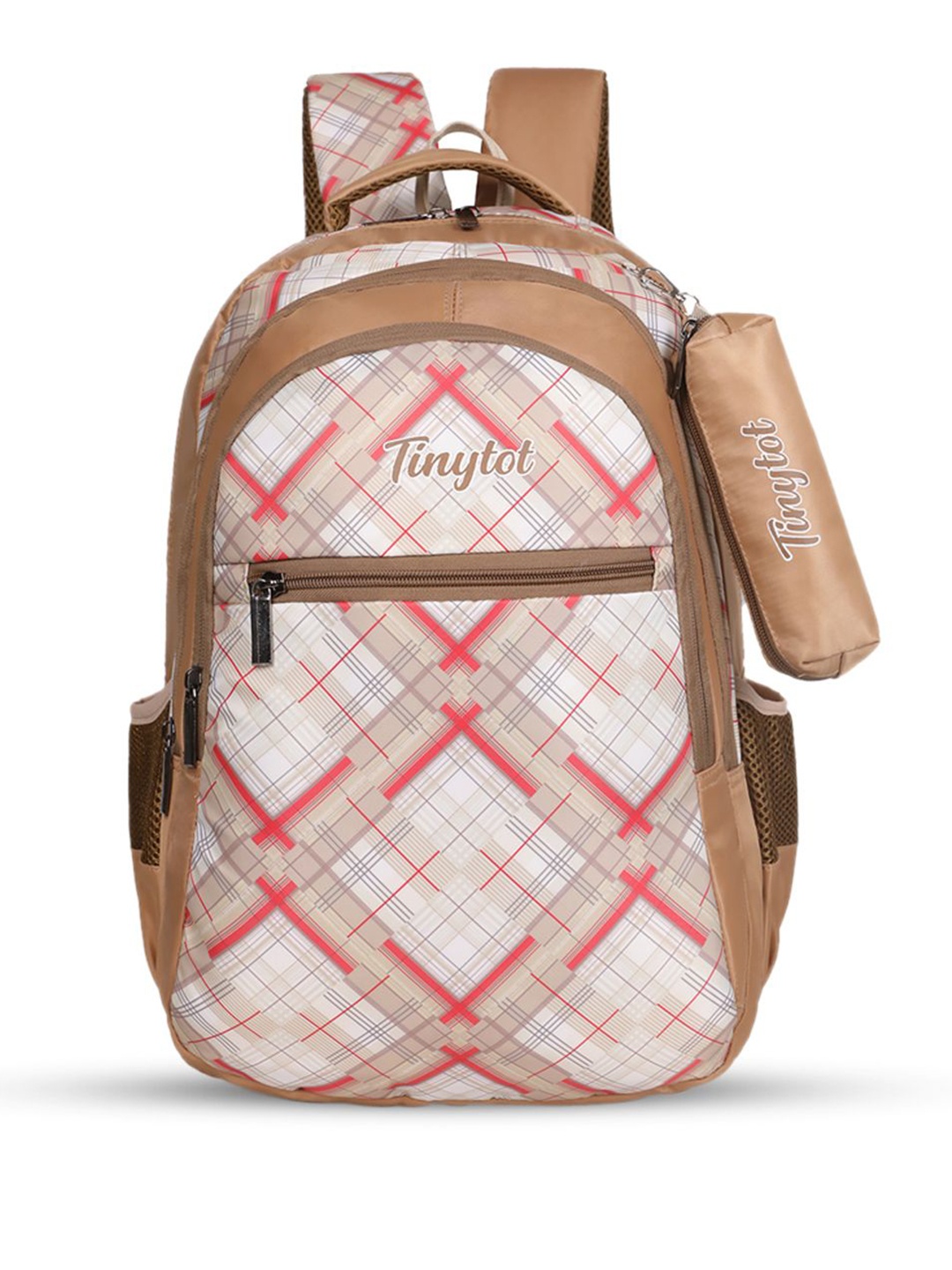 

Tinytot Women Backpack, Camel brown