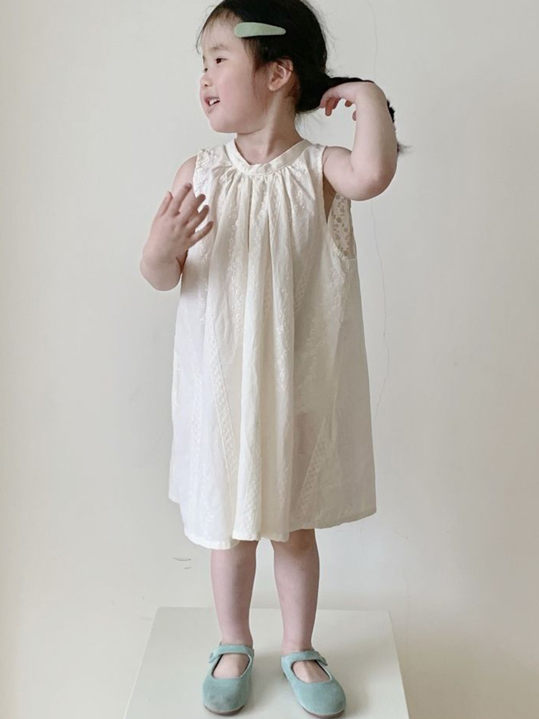 

LULU & SKY A-Line Dress, White